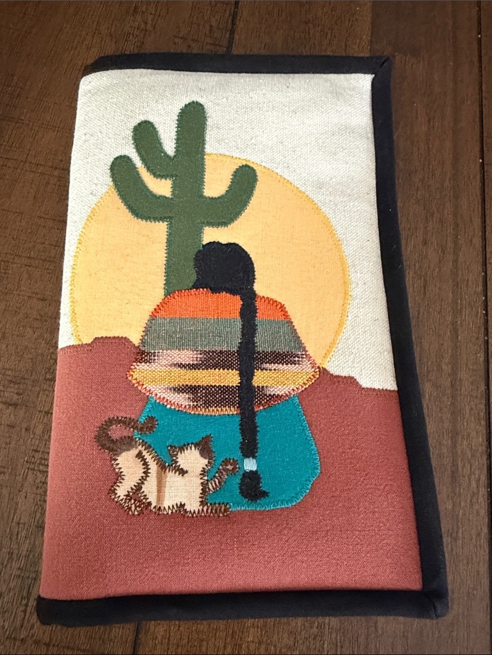 handmade fabric note pad cover/book Southwestern